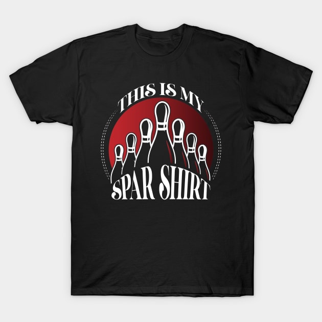 This Is My Spare Shirt Bowling T-Shirt by Tesszero